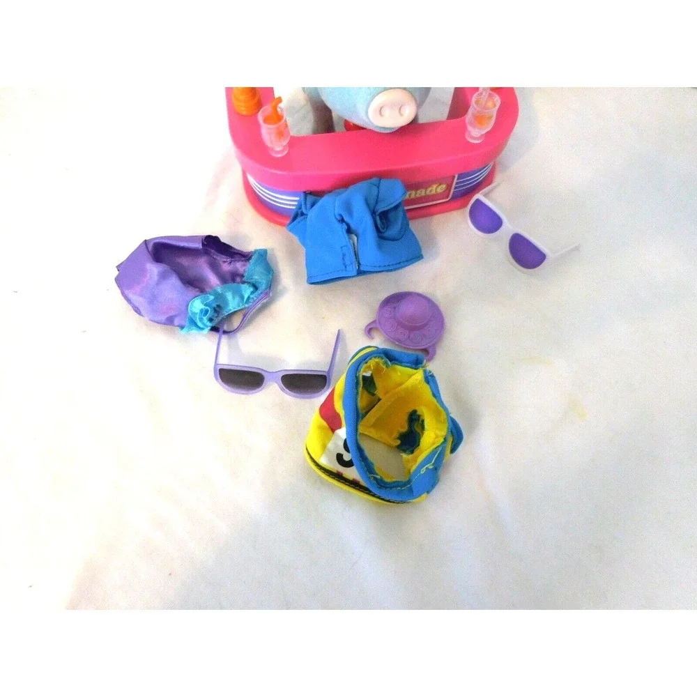 Teacup Piggies Pet Piggy Princess Pink Refreshment Lemonade stand Piggies Blue P